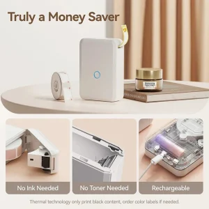 D110 Portable Mini Thermal Adhesive Sticker Label Printer